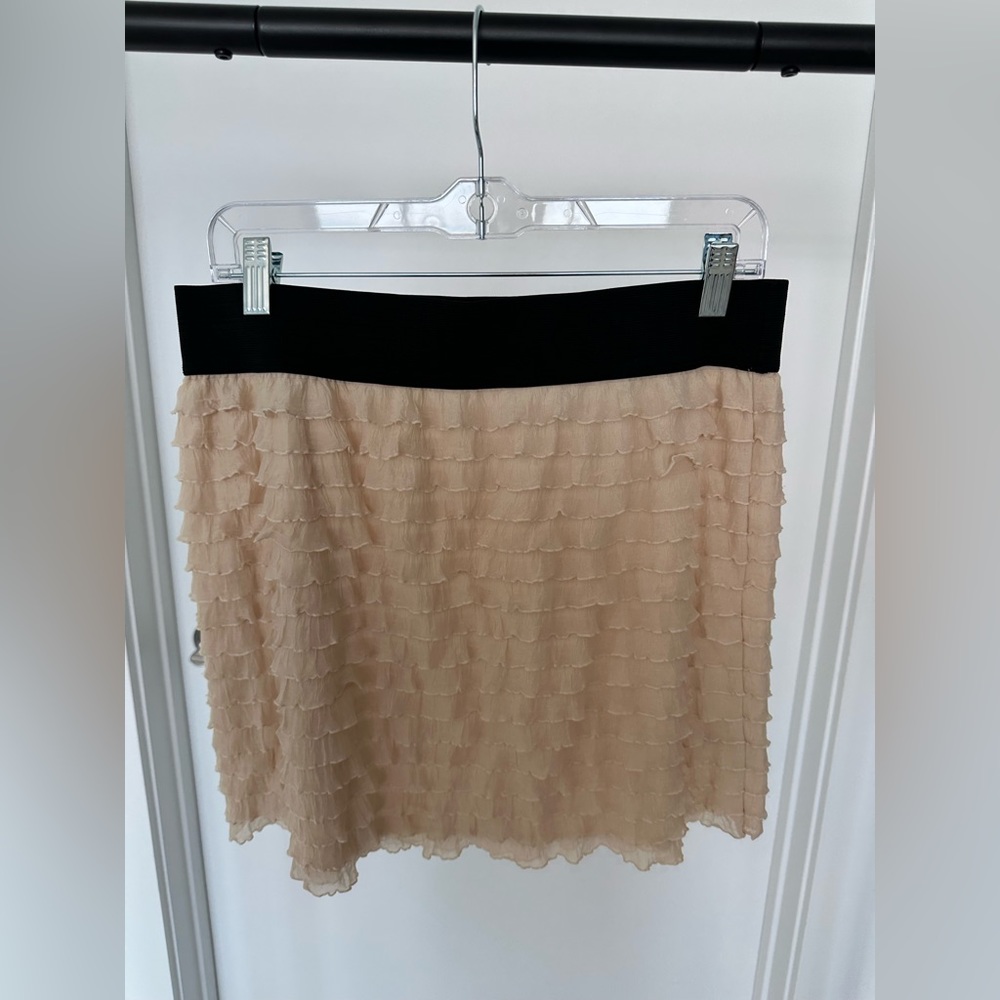 Worn Once Good Condition | Free People Skirt | Cream and Black | L